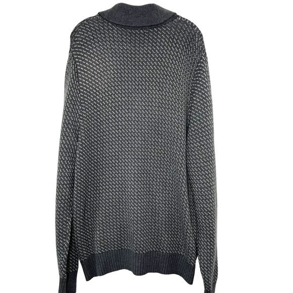 Merona Women's Sweater Button Down Grey/White Long Sleeves Cardigan Size XL - Picture 2 of 16